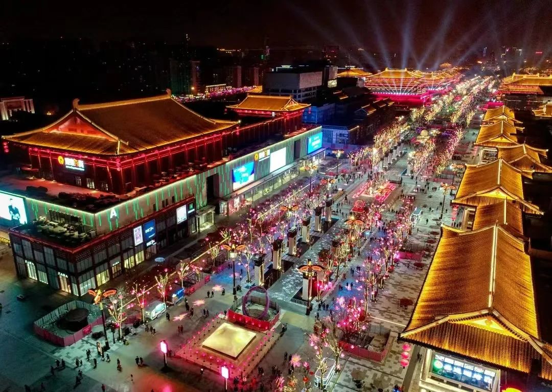 千年古都的现代魅力,国际化夜景