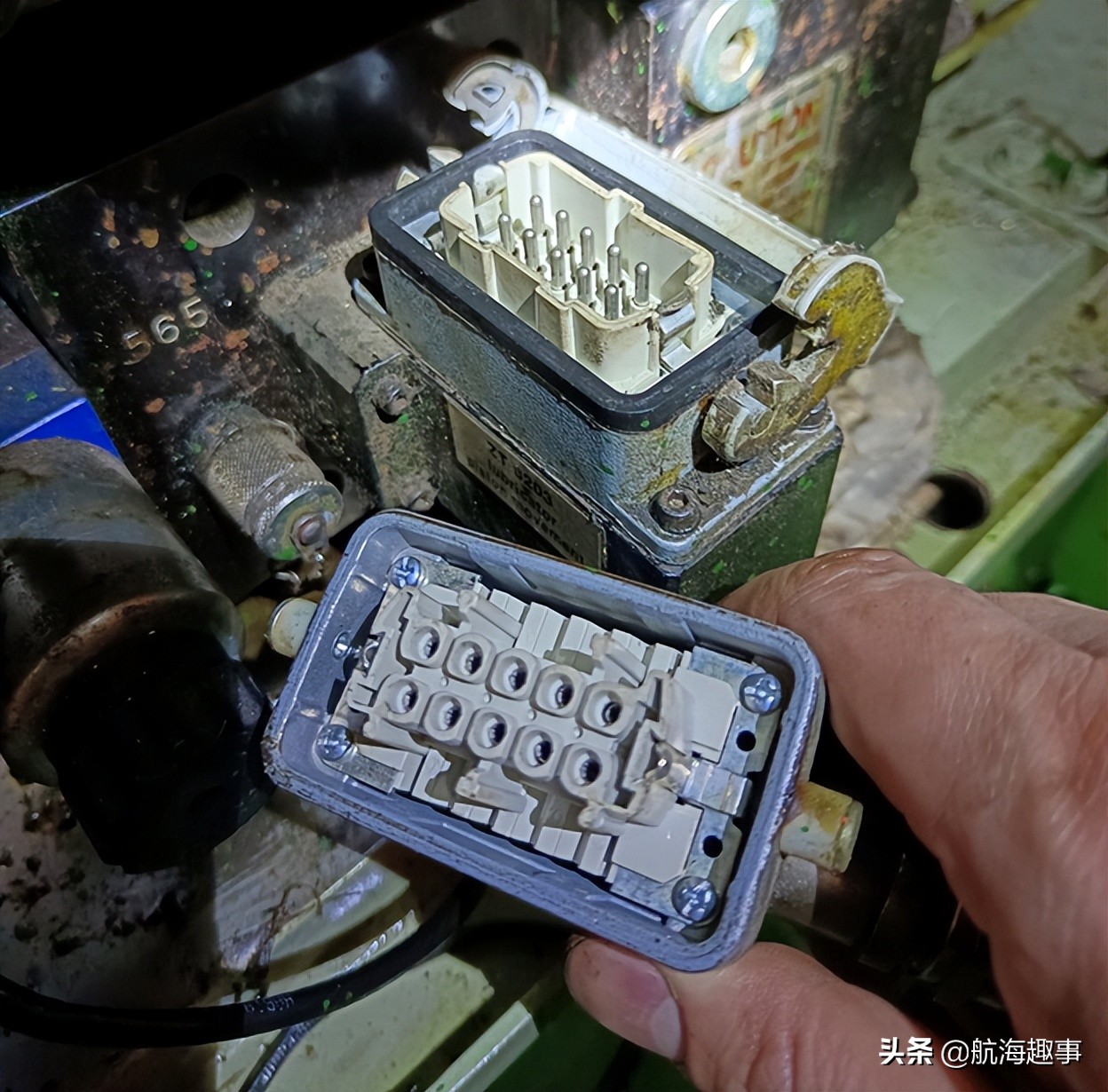 黄老轨分享，查找曼恩电喷主机ECS低绝缘故障，确实要点耐心