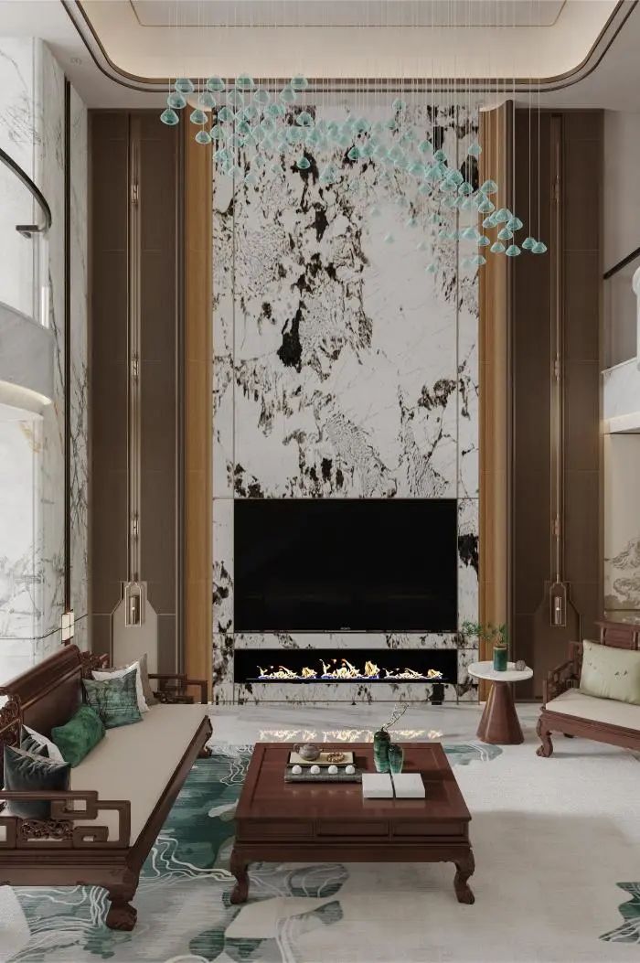 别墅挑空客厅怎么介绍,挑空客厅豪宅