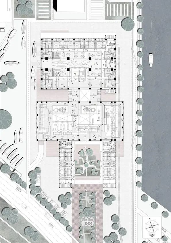 北欧神校奥胡斯建筑学院学生作品：重思建筑的休眠结构