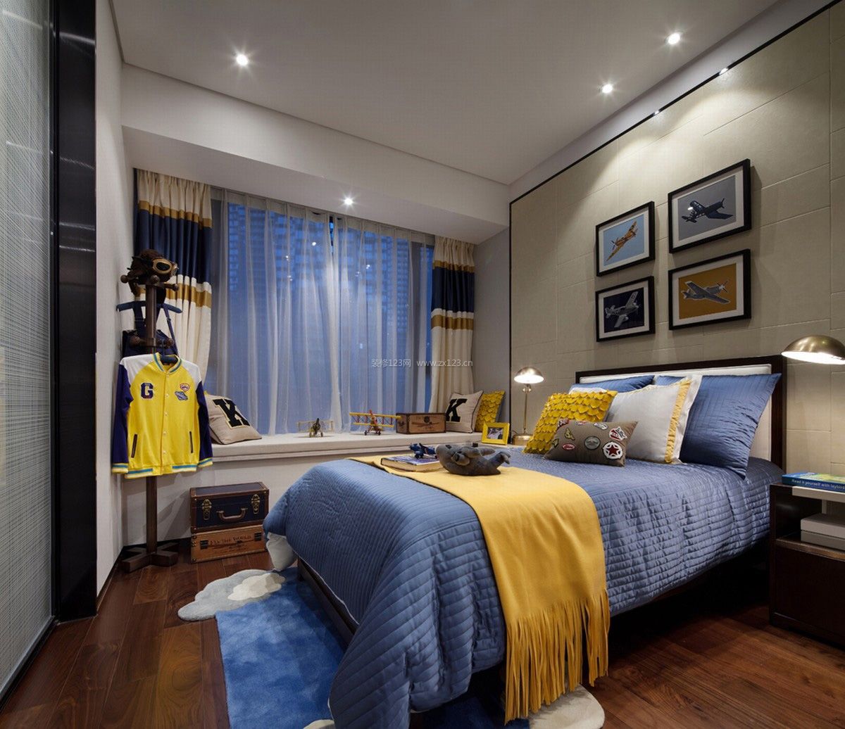 儿童房床柜子一体的装修,超实用的儿童房装修攻略了解一下