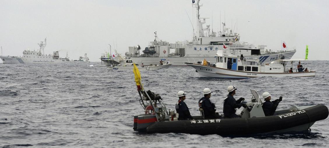 巡航钓鱼岛海警船编队,中国海警舰艇编队巡航钓鱼岛海域