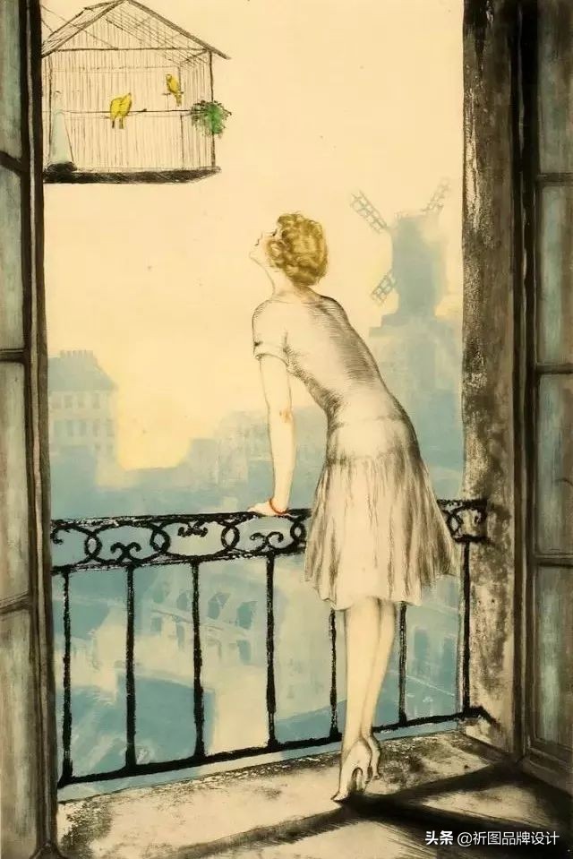 因为路边金发女郎而改变一生的油画家，他的人体油画定格18岁妻子