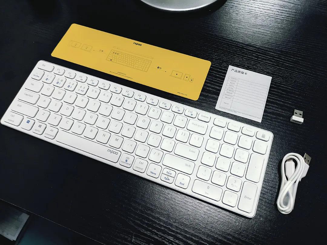 雷柏e9300多模无线刀锋键盘,雷柏e9350g键盘连接不上电脑怎么办