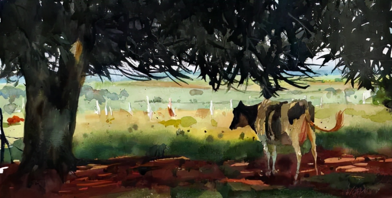 世界顶级水彩画家作品欣赏,世界水彩画大师三巨头的作品欣赏