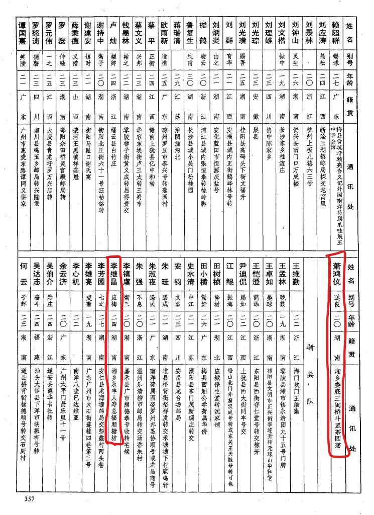 黄埔军校第三期的湘乡人,黄埔军校名单湘乡人