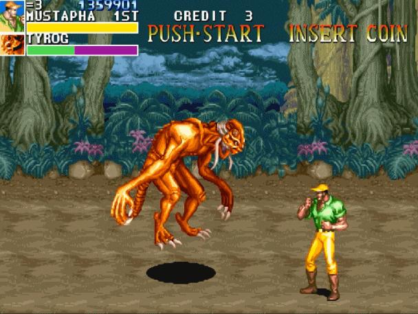 童年游戏回顾恐龙快打,童年经典街机游戏快打