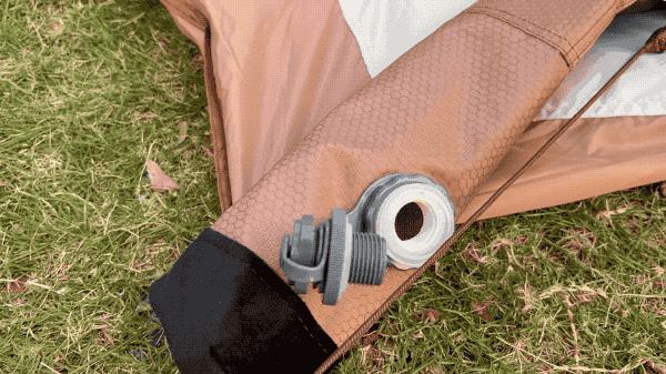 户外露营神器电动,自动充气帐篷露营体验