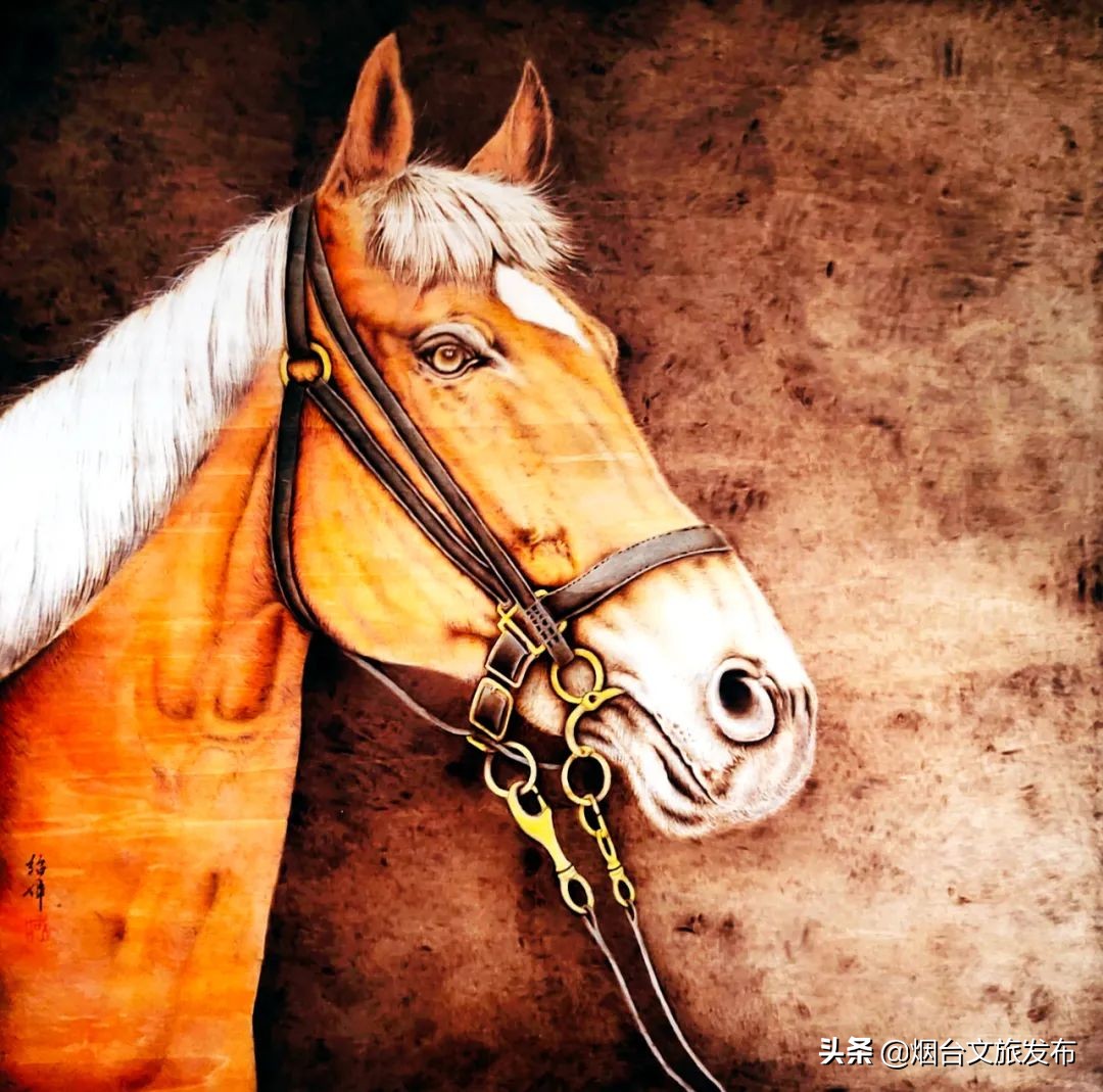 火笔生花,刘玉学烙画艺术作品欣赏