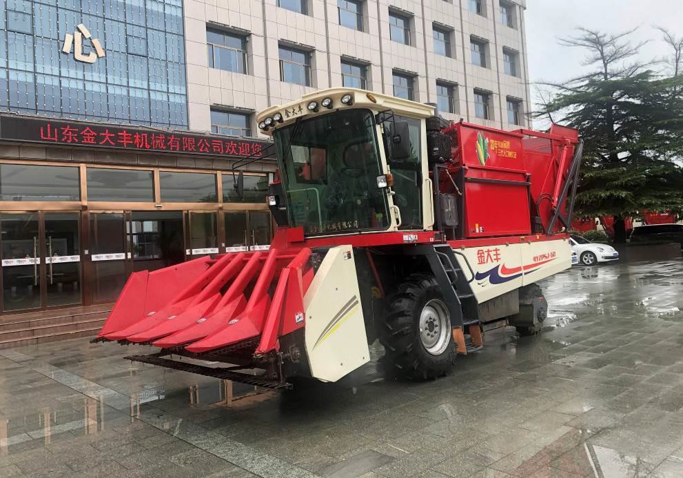 金大丰玉米收获机多少钱一台,金大丰双收玉米收获机