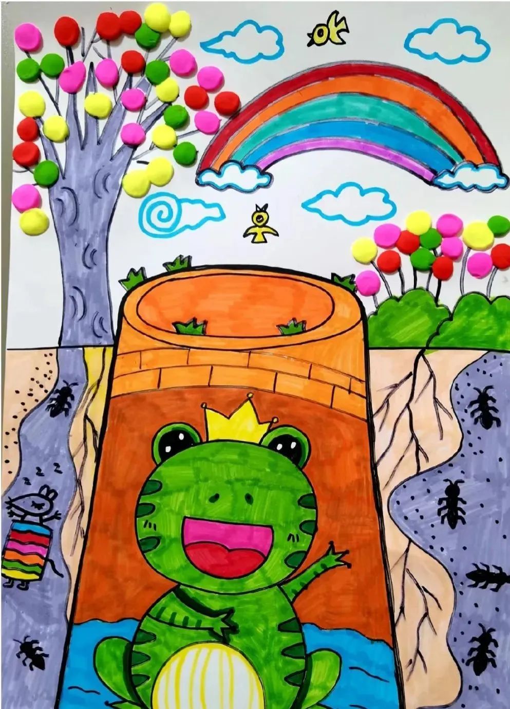 超级简单又特别好看的儿童画,随便怎么画都好看的儿童画