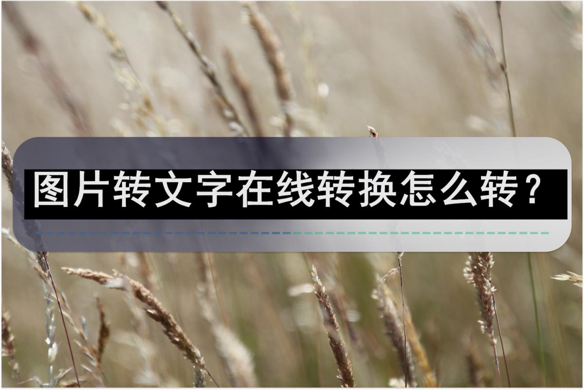 图片转文字在线转换的方法有哪些,怎样把图片文字转换文档