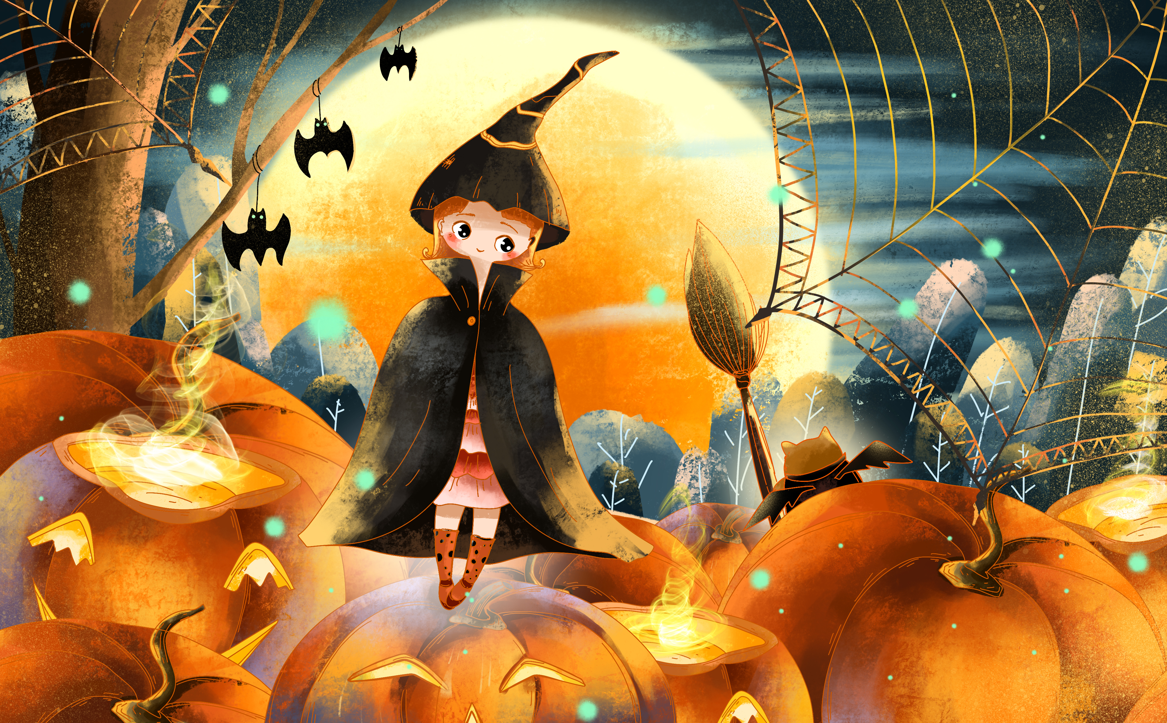 万圣节文案小机灵鬼,万圣节文案朋友圈简短情侣