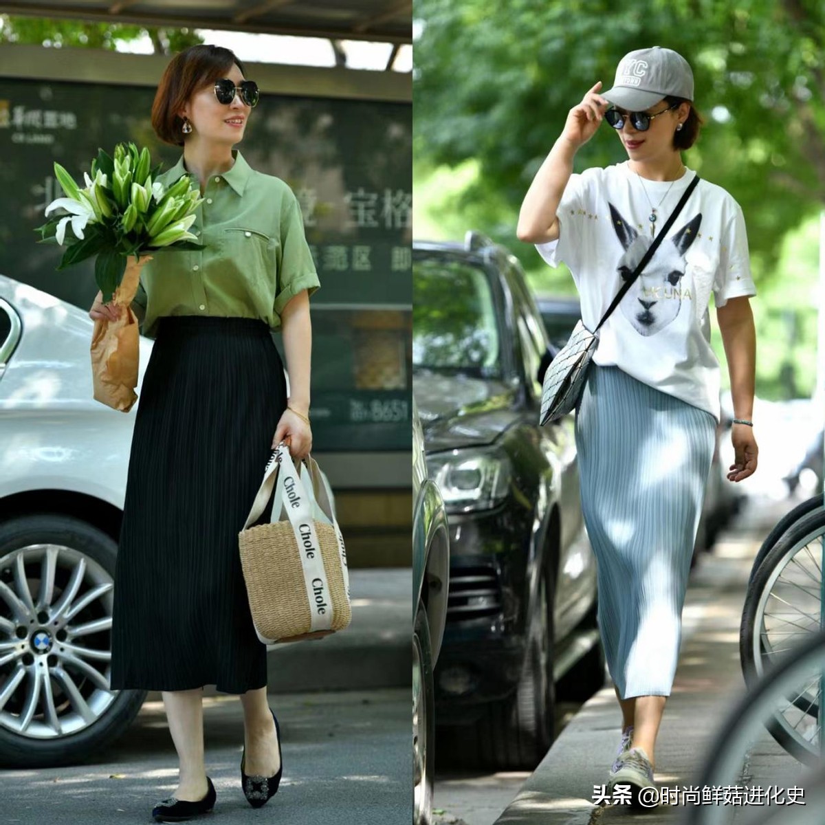 今年火了一种新裙：叫“三宅竖褶裙”！显瘦时髦，50、60岁穿更美