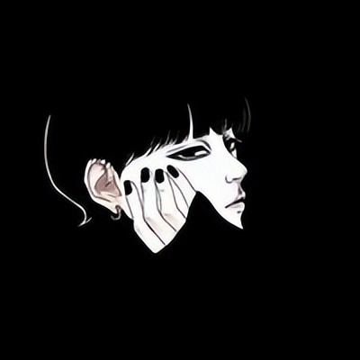非主流头像黑白伤感男,漫女头像黑白高冷伤感