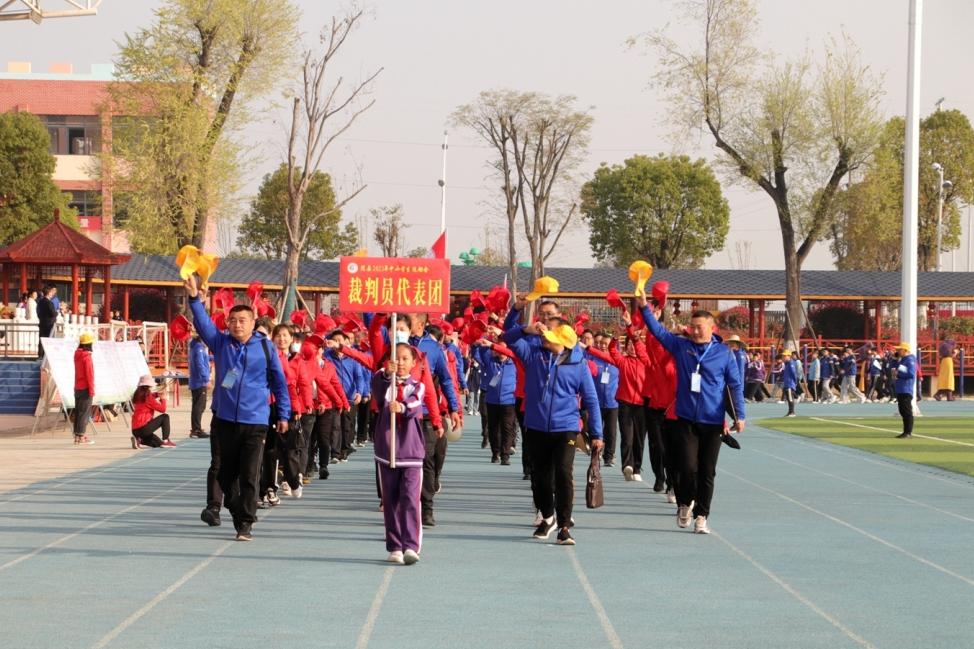 随县第三届“新华杯”中小学生运动会在炎帝学校举行