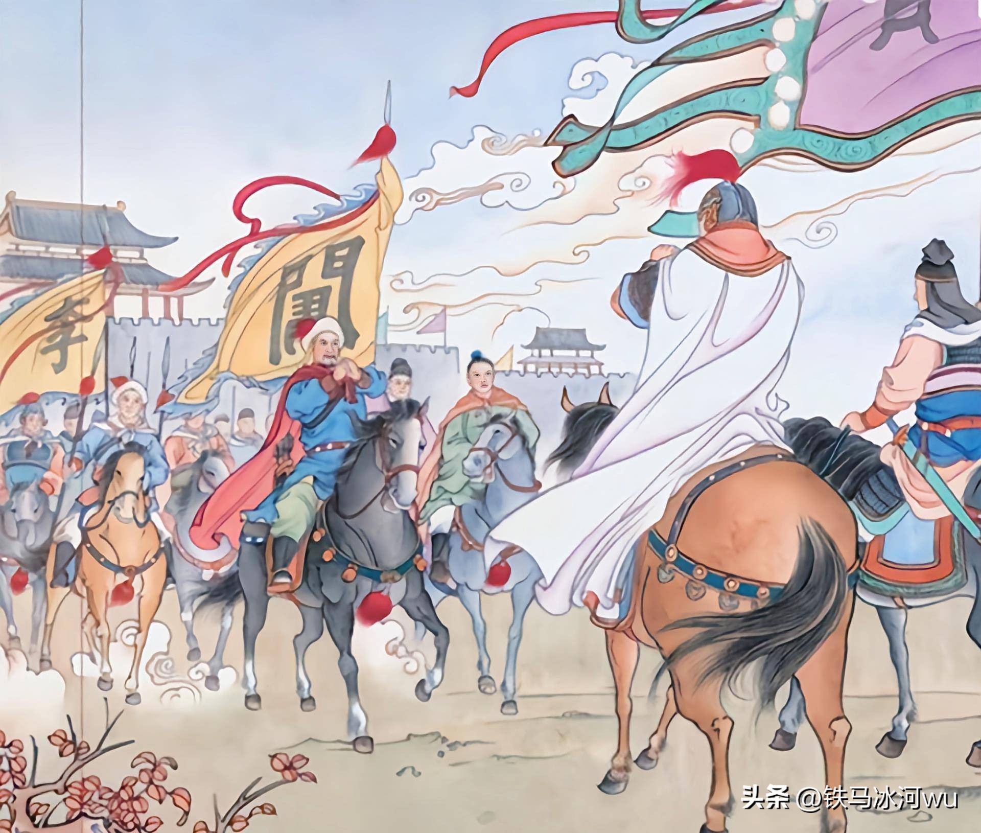 李自成潼关突围的十八骑都有谁,李自成为什么不守住潼关