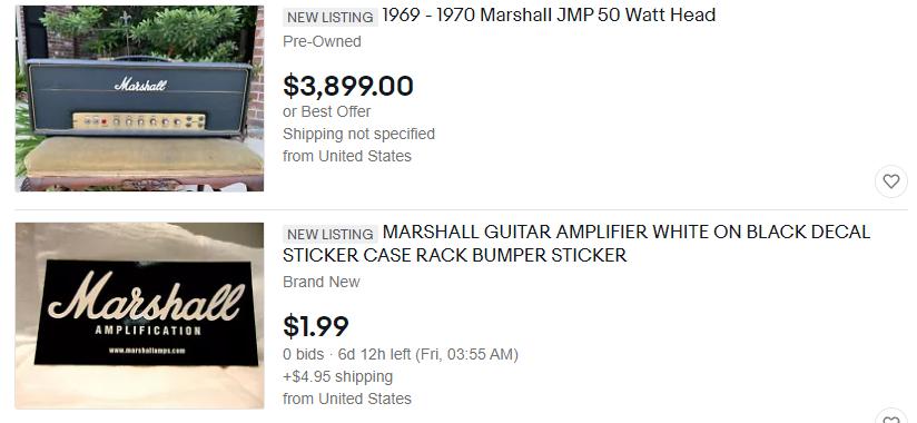 音箱大王MARSHALL商标维权，大量卖家踩雷