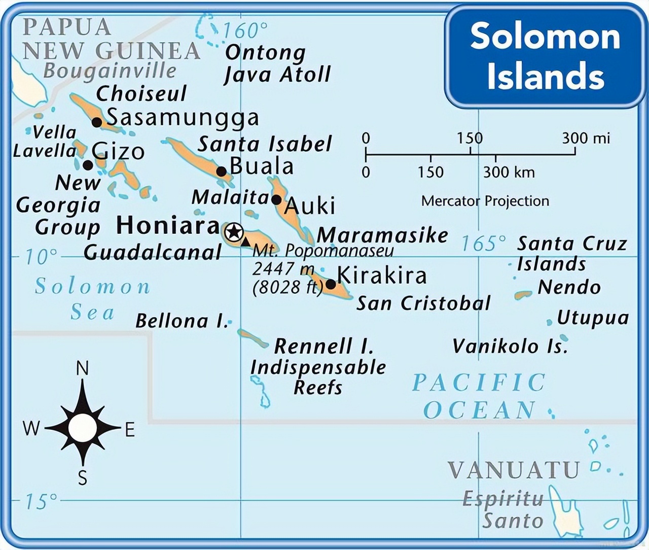 所罗门群岛的气候是什么,所罗门群岛有什么危险