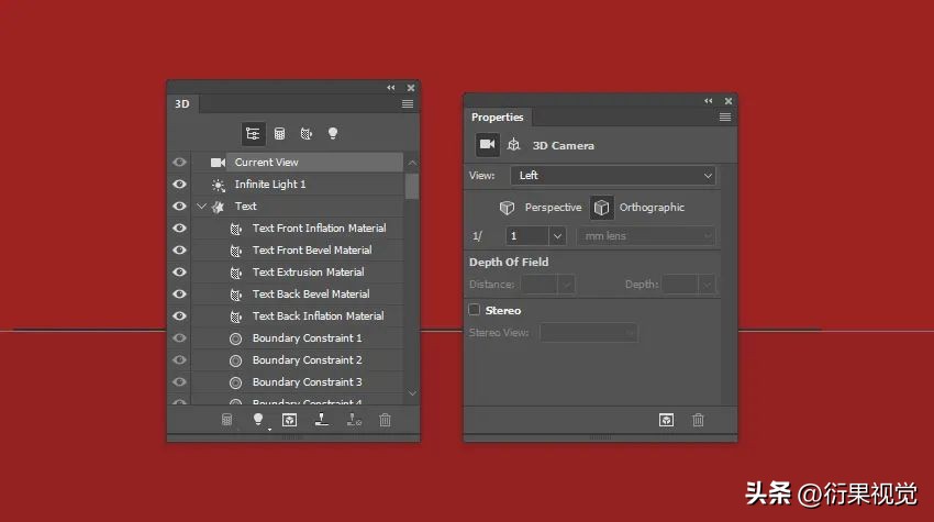 ps怎么做立体空心圆柱效果,ps文字贴合在圆柱上面