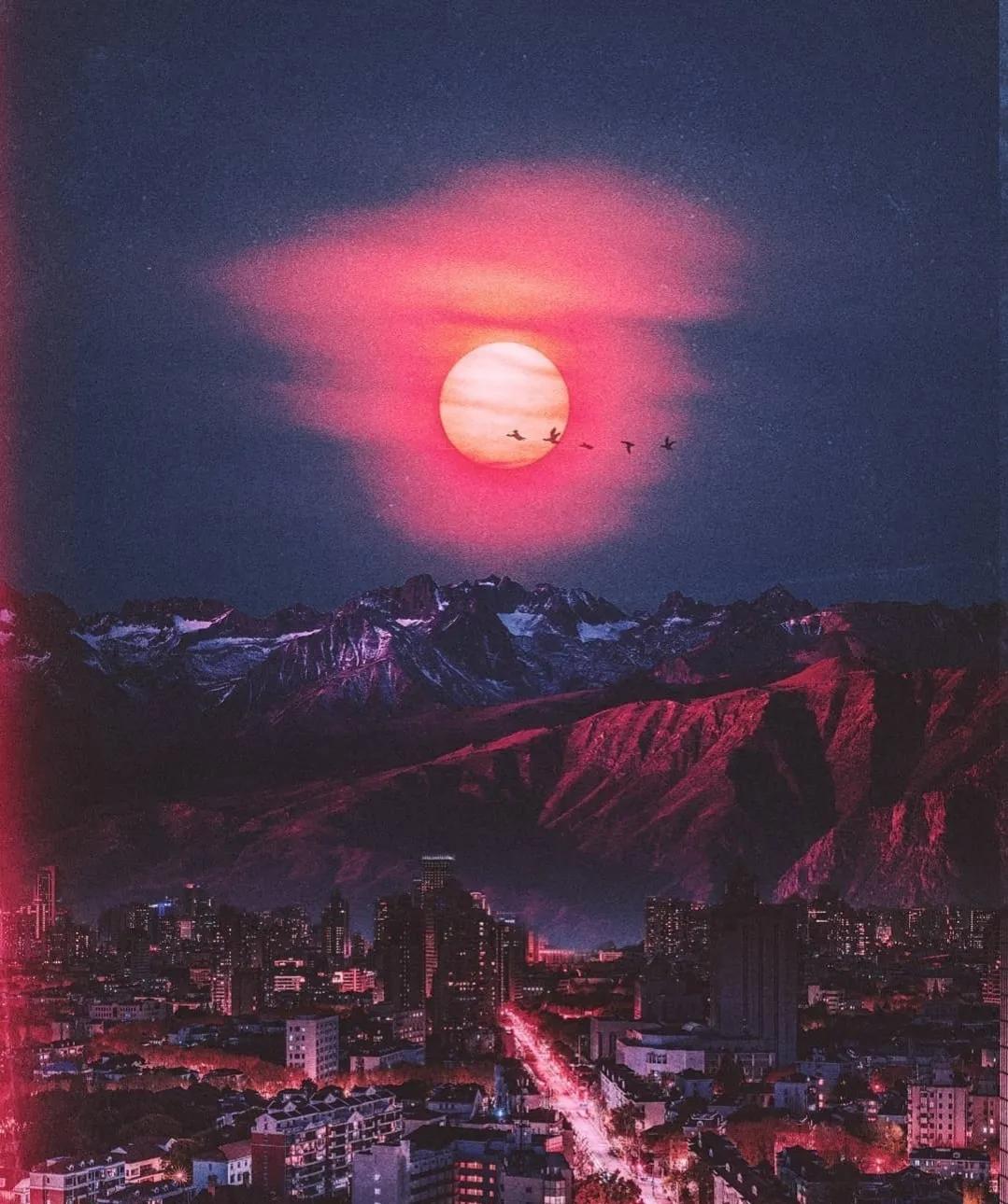 一组极具个人风格的插画,一组很有意境的插画