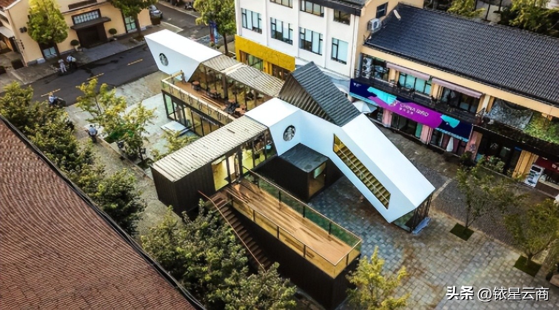 模块化集装箱餐厅,集装箱餐饮网红店