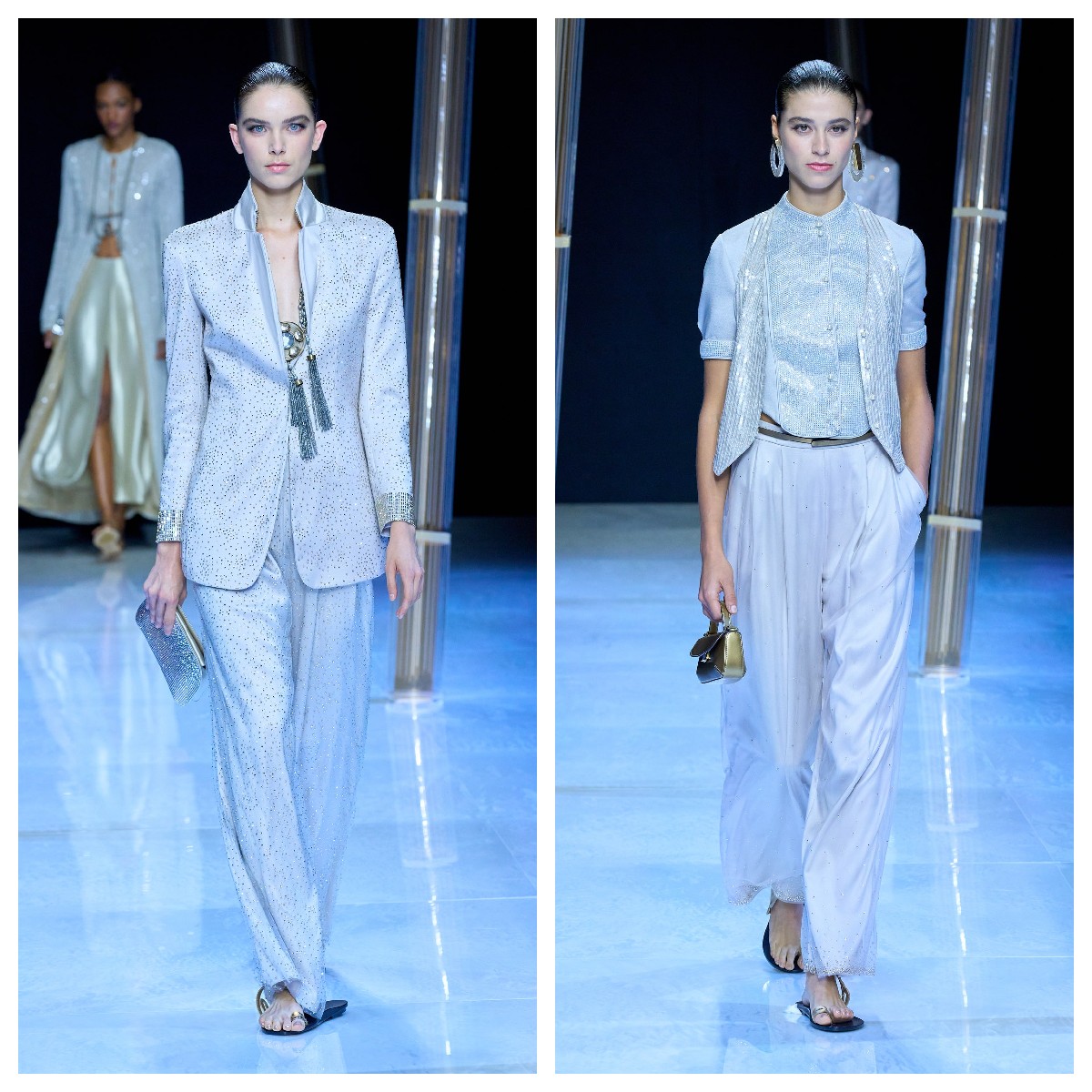 巴黎时装周2023秋冬阿玛尼,阿玛尼armani2022秋冬米兰时装周