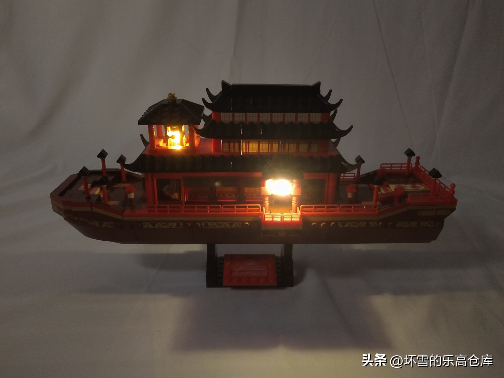 拼搭森宝积木,森宝积木故宫角楼拼搭过程