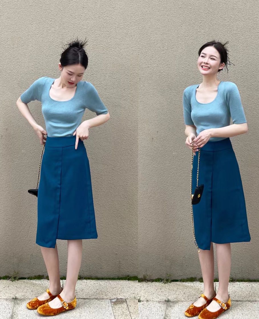 女人可以尝试这样穿搭气质又时髦,夏季穿搭女性这样穿都认不出来