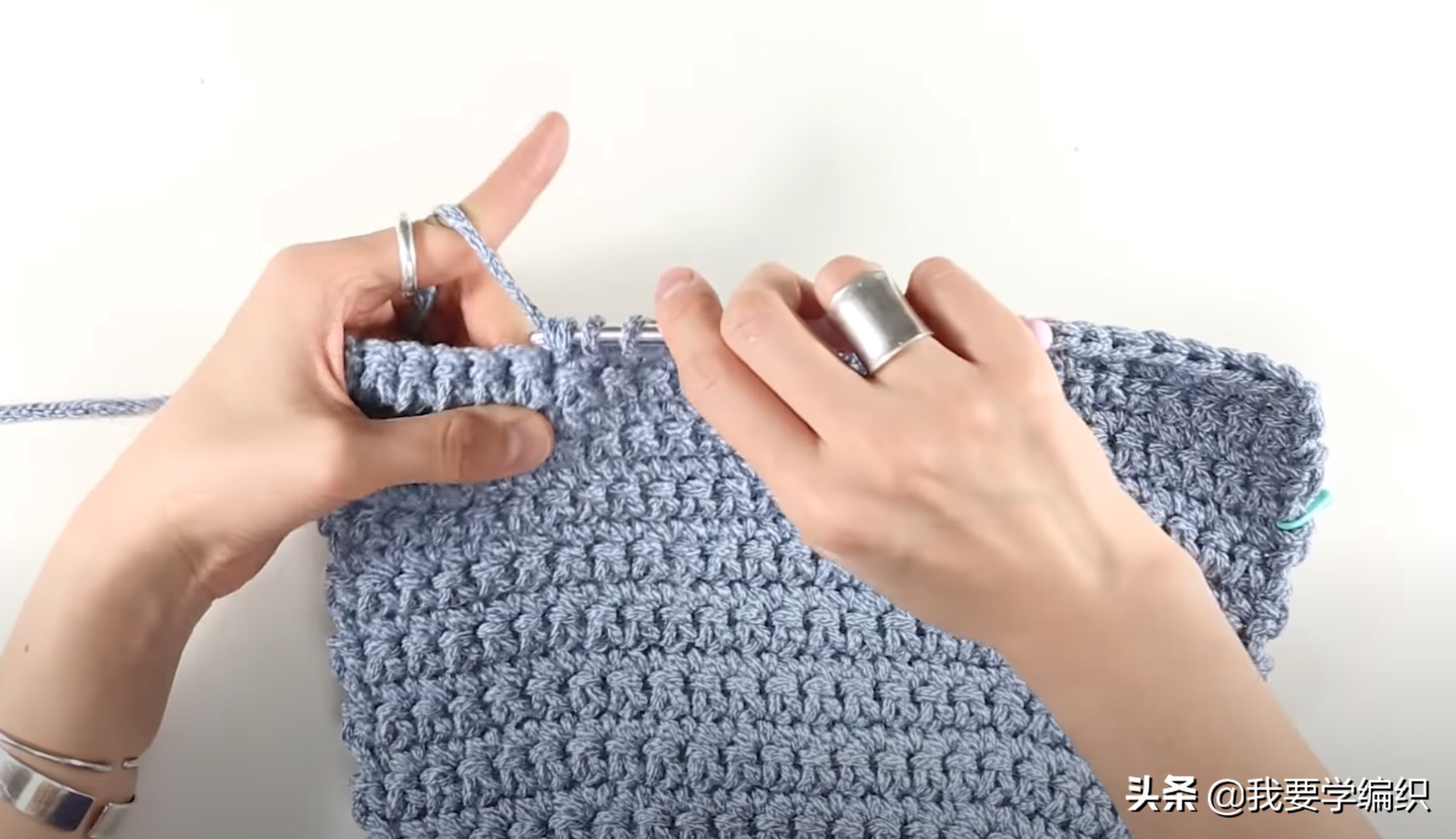 新手入门学钩小包,新手学钩包包视频教程