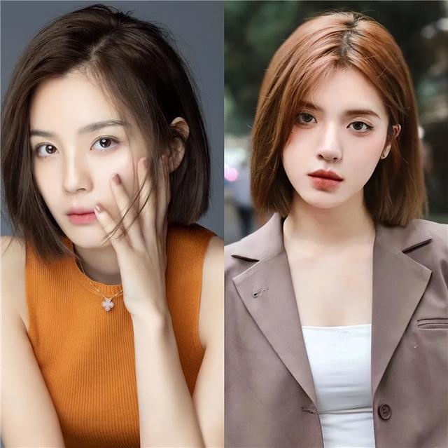 齐肩锁骨发女2020流行发型内卷,齐肩减龄层次锁骨发