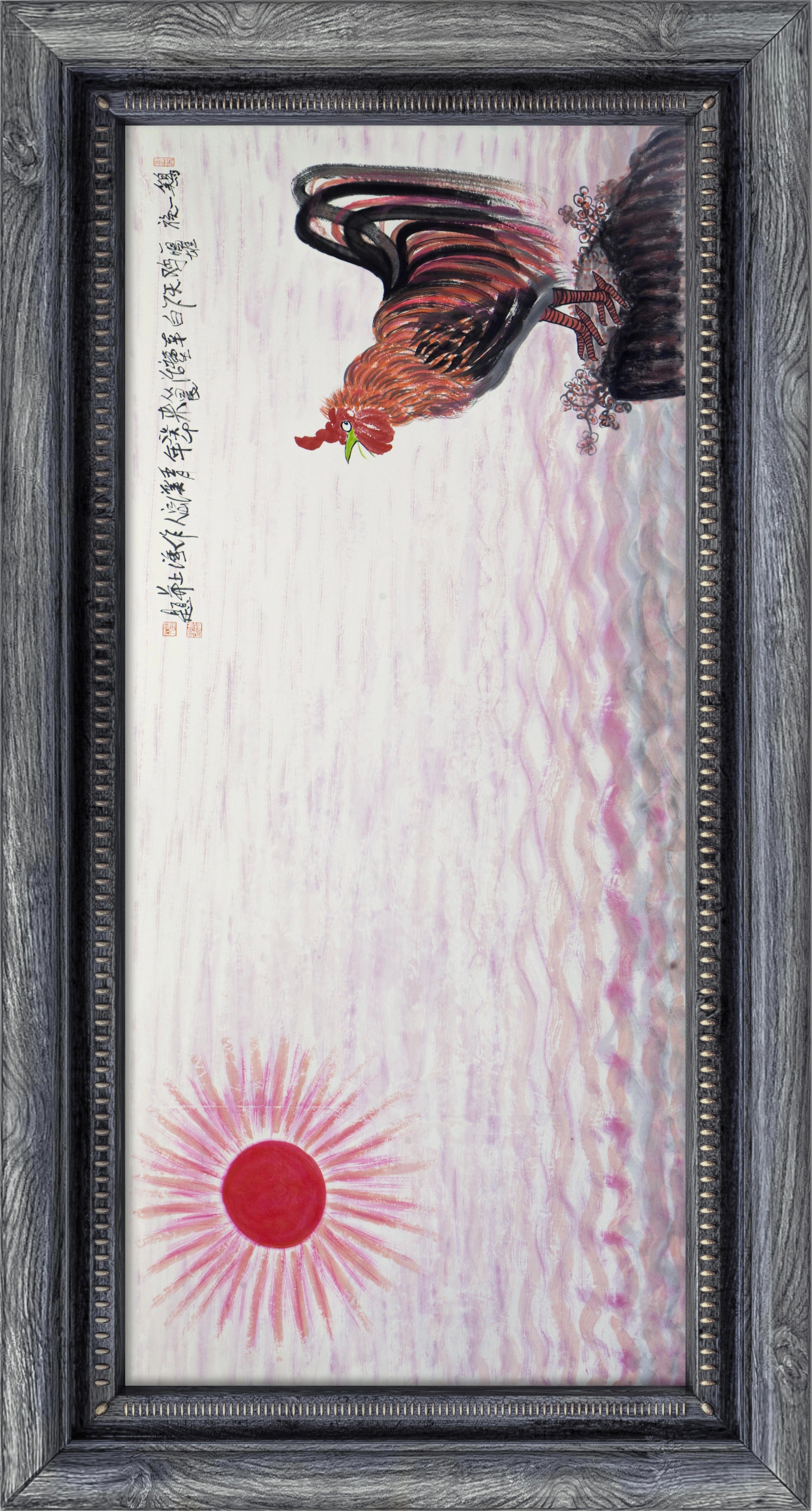 《鸡家族的故事》—朱祖国写意画的中国亮度