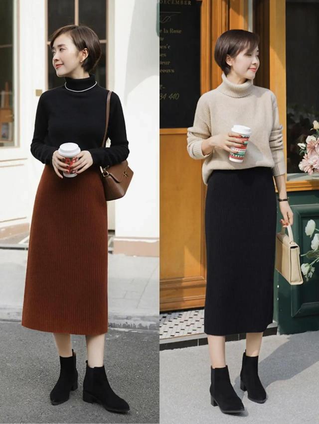 冬天穿“半身裙”，该如何搭配？这些穿搭技巧，教你穿出高级感