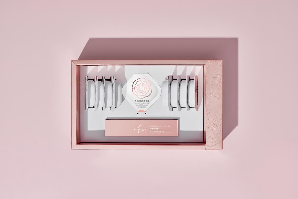 吉米玫瑰花萃泥膜，焕肌肤之纯