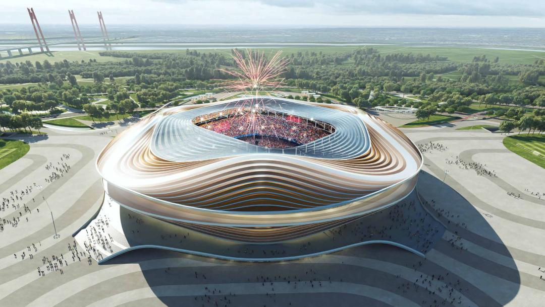 山东首座专业足球场首秀,山东首个6万座足球场新进展