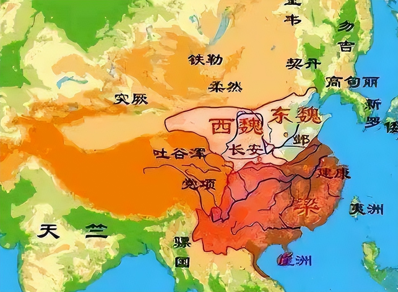 柔然被谁打败了,柔然在历史上究竟有多强大