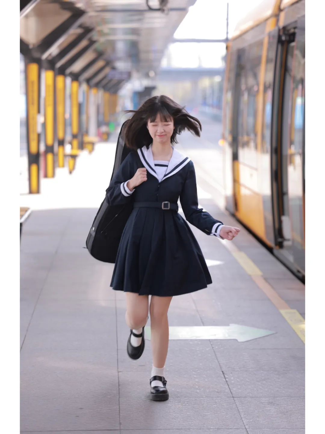 穿jk制服的萌妹子图片,日系jk制服