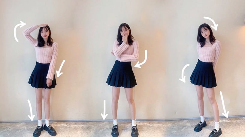 拍照姿势大全显瘦,如何拍照摆姿势显瘦