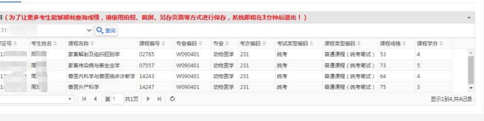 四川往年的自考成绩查询,四川自考统考成绩出来了