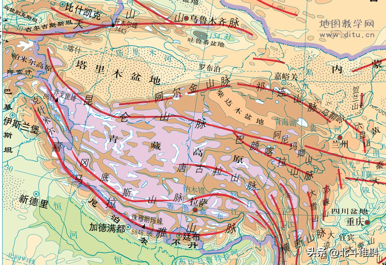 山海经真正的昆仑山在哪,黄帝时期昆仑山是在哪里