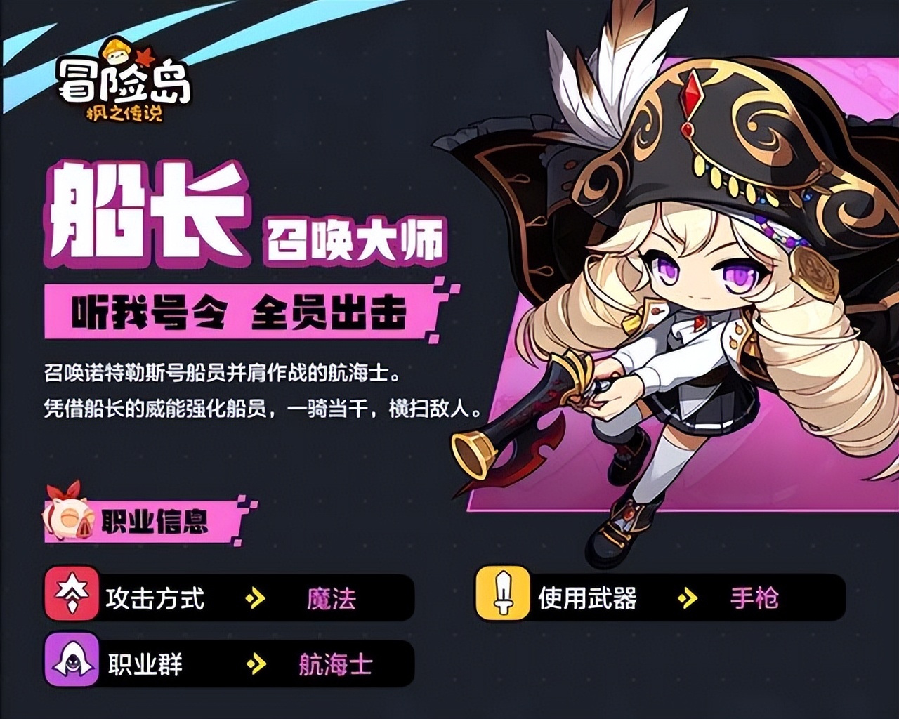 冒险岛枫之传说船长170级技能展示,冒险岛枫之传说船长强不强