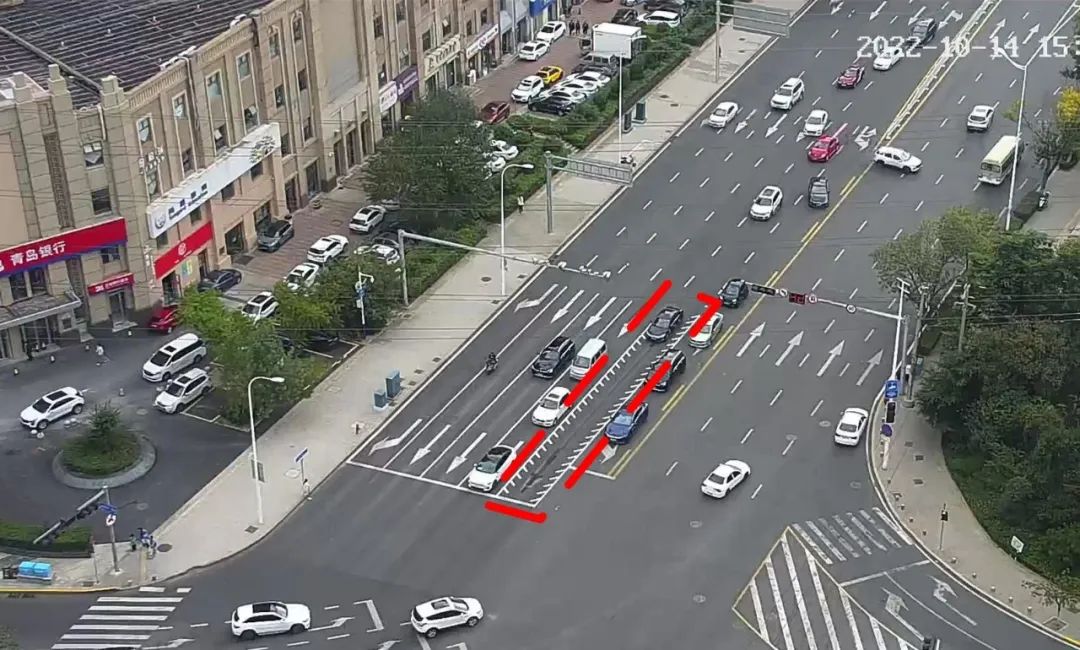 银川西路宁德路路口新增可变车道，出行请注意