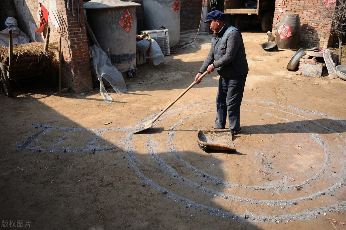 正月二十四，1藏、1迎、1打，五谷丰登，事事顺