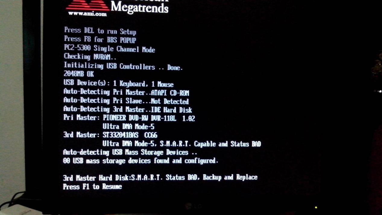 电脑开机出现英文按f1才能进系统,电脑启动要按f1修复方法