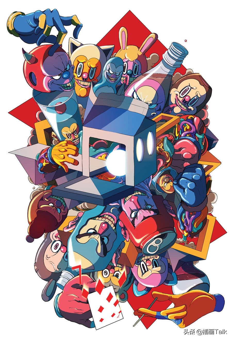 韩国插画师daehyunkim插画作品,韩国插画师siki作品