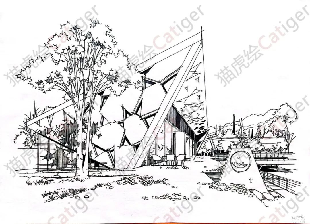 猫虎画,猫虎绘画