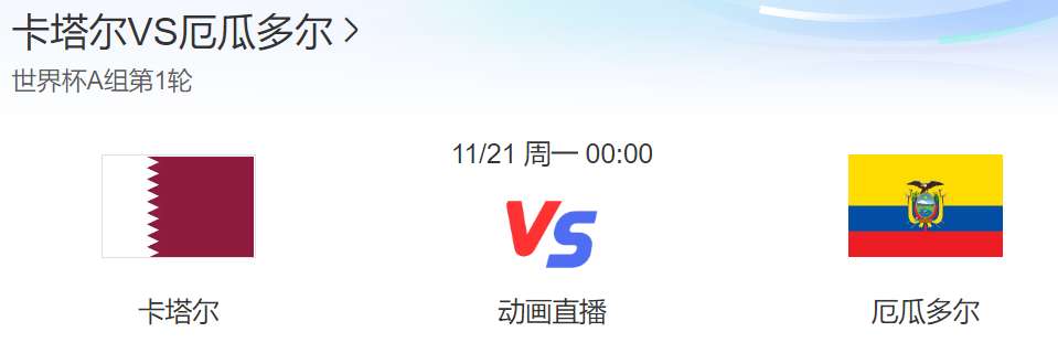 2022世界杯卡塔尔对厄瓜多尔全场,世界杯卡塔尔vs厄瓜多尔比赛视频