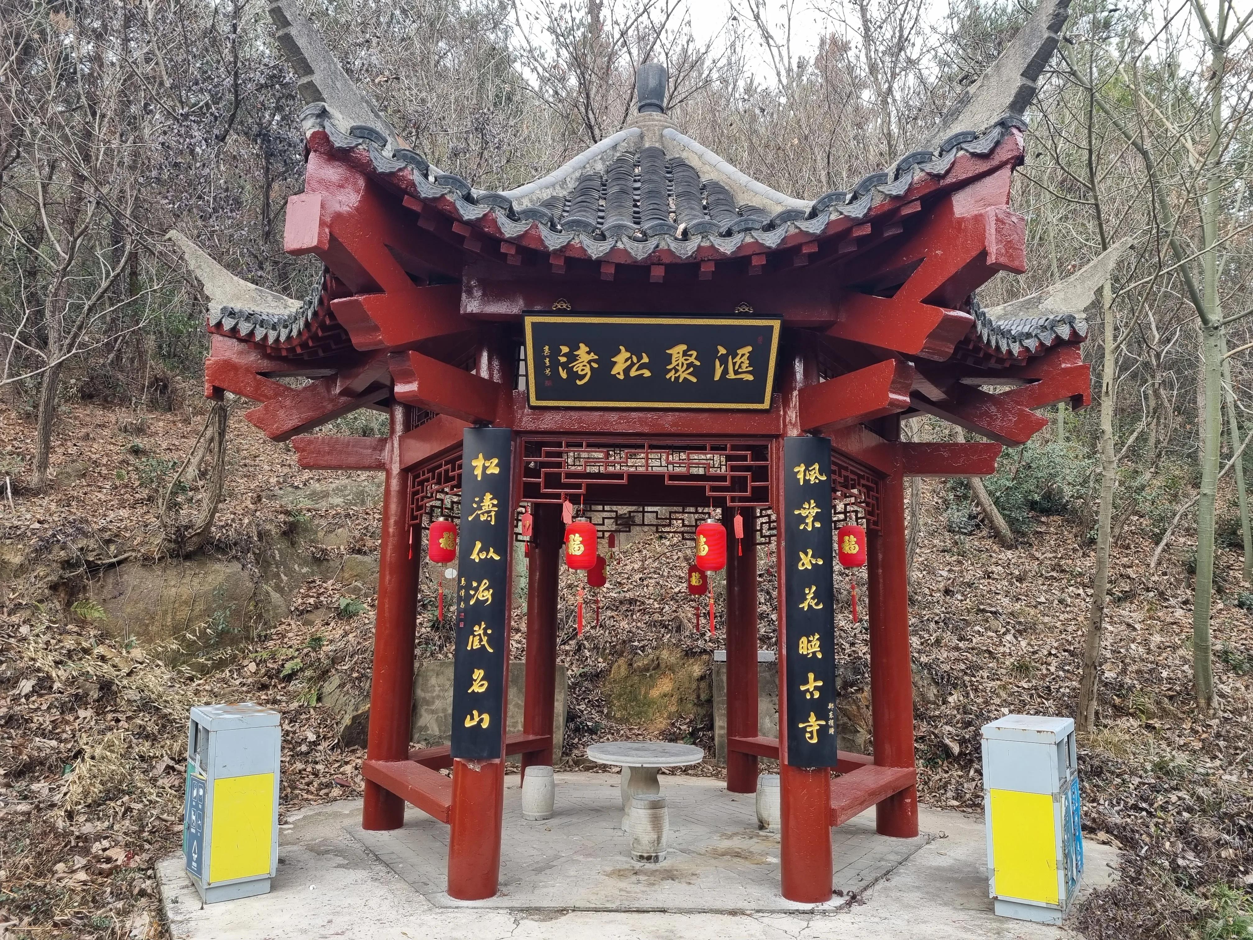 南京龙泉寺。寺里有一棵唐朝的腊梅树。