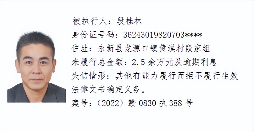 欠了几千元都不还，和他们打交道请小心！吉安这64人被曝光！
