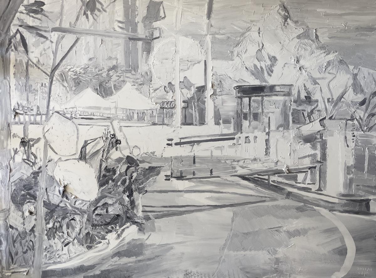 风景后期水墨,风景后期前后对比